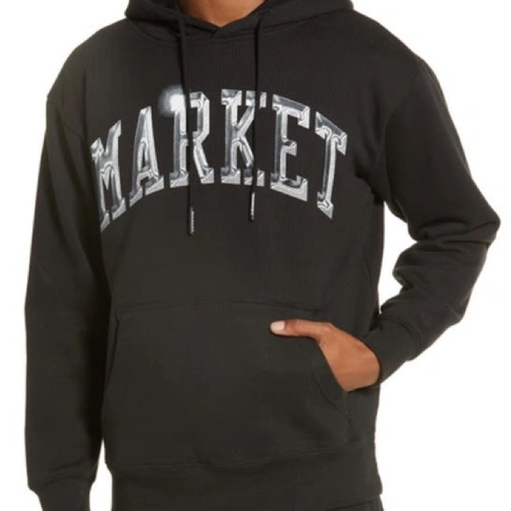 Market Silver Hoodie